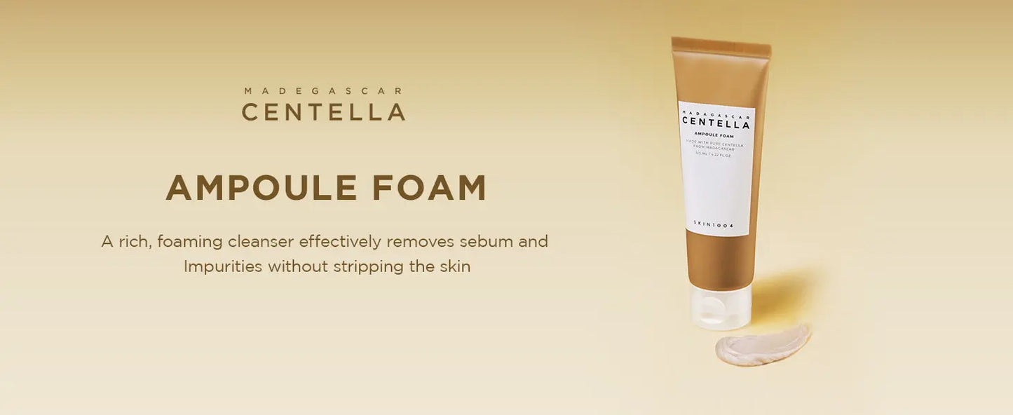 SKIN1004 Madagascar Centella Ampoule Foam 4.22 fl oz 125ml Low pH Foam Cleanser Skin1004
