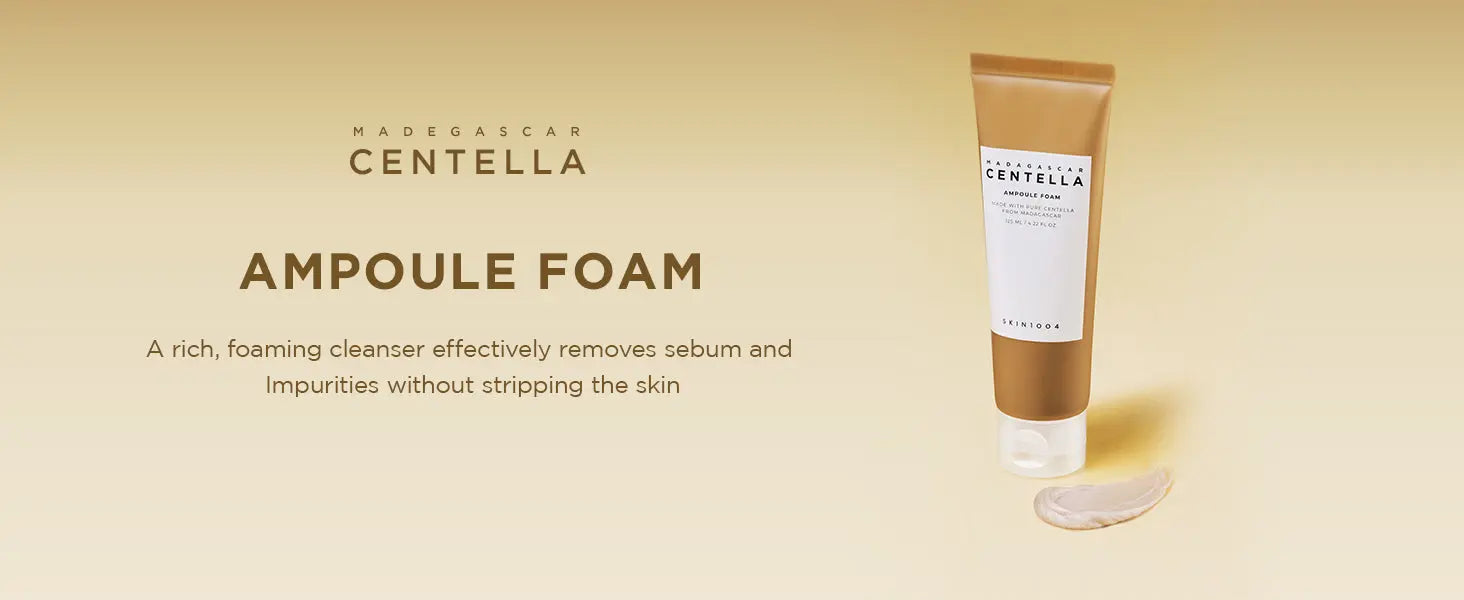 SKIN1004 Madagascar Centella Ampoule Foam 4.22 fl oz 125ml Low pH Foam Cleanser Skin1004