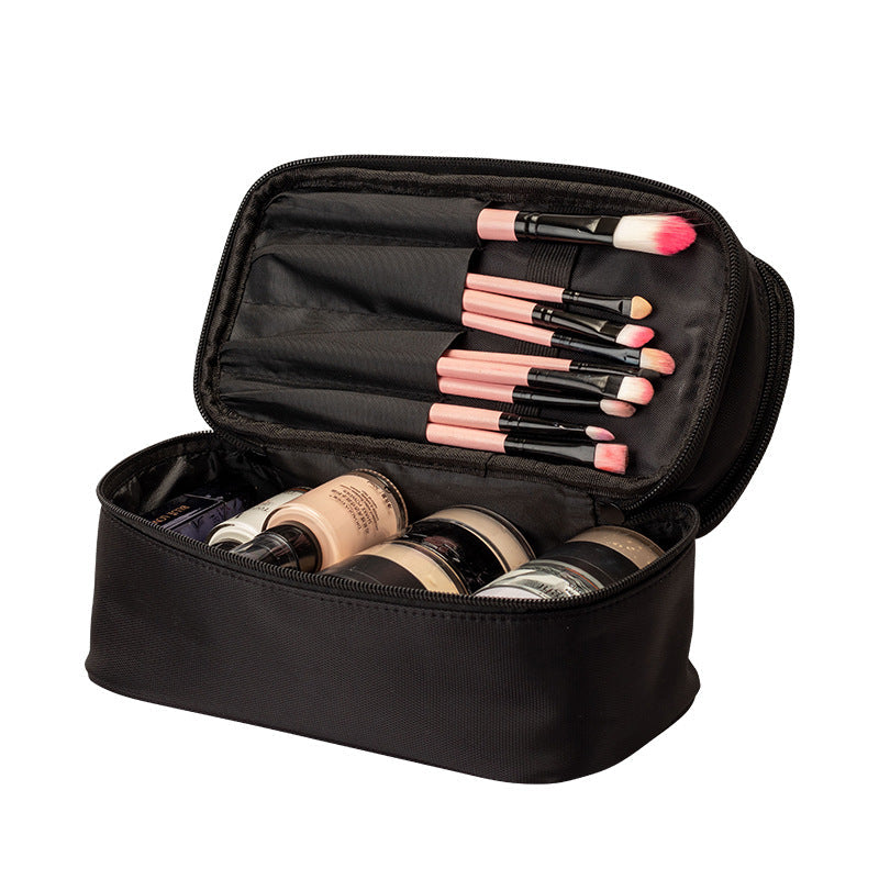 Large Capacity Double Layer Cosmetic Bag mutualdropshopping